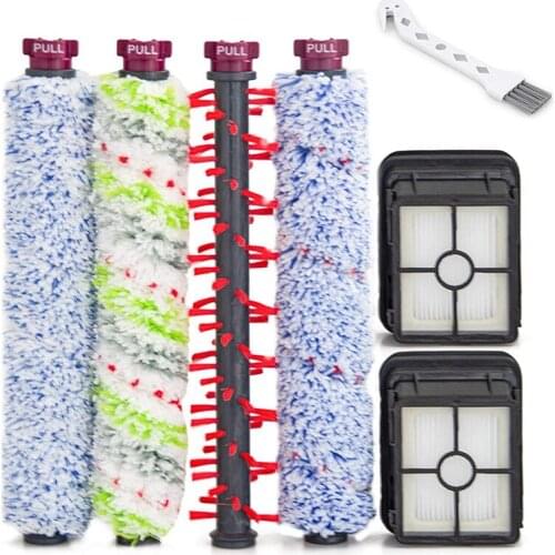 Eplacements Brush Roller & Filters Set Compatible for Bissell Crosswave 1785 2306 2551 Series Wet Dry Vacuum Cleaner