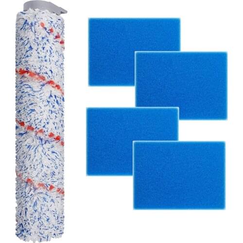 Sponge Filter Roller Brush kit For Tineco IFloor HF10E-01 Sweeping Robot Rolling Brush Main Brush Cleaning Accessories