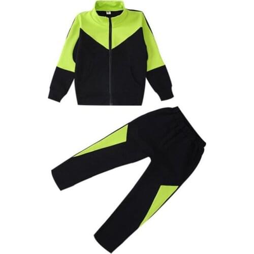 DFXD Teenager Girls Clothing Sets New 2020 Spring Casual Kids Sport Suits Long Sleeve Zipper Coat+Pant For 3-12Yrs Girls Clothes