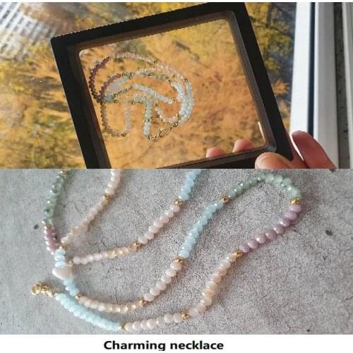 Fashion Colorful Crystal Beads Shell Heart Necklace For Women Bohemian Alphabetic Pendant Pearl Necklaces Letter Jewelry Choker