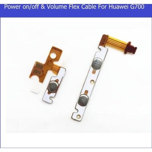 Genuine volume & power flex cable For Huawei Ascend G700 Volume & power switch on/off side key button flex cable replacement