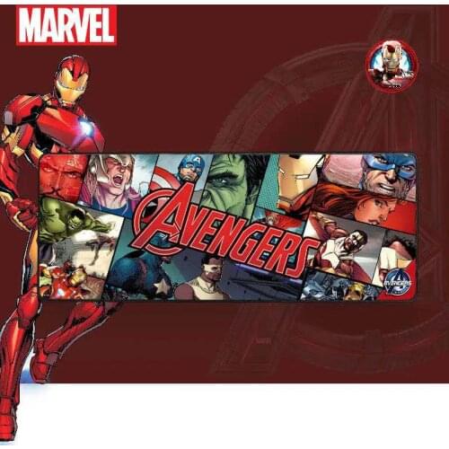 Genuine Marvel Series Avengers Oversized Mouse Pad 80CM*30CM Desk Waterproof Pad E-sports Thickened Sliding Pad Precision Hemmin