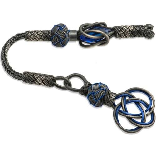 Silverlina Silver Trabzon Knitting Kazaz Prayer Beads Tassel