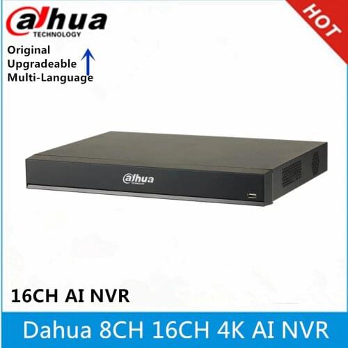 Dahua NVR4216-I AI Network Video Recorder 16Ch without poe ports max support 12MP Resolution 4K NVR