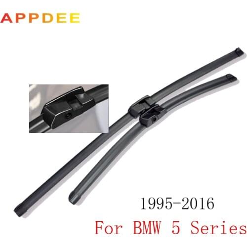 APPDEE Wiper Blades For BMW 5 Series E39 E60 E61 F07 F10 F11 1995-2016 Windscreen Rubber Car Accessories High Quality