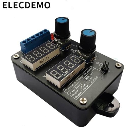High precision handheld 0-5V-10V voltage 0-4-20mA current generator signal generator current source