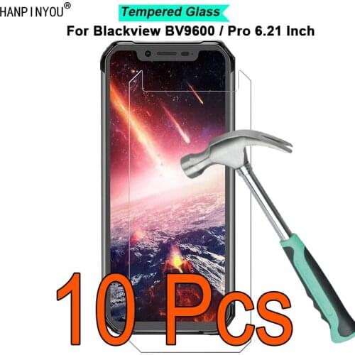 10 Pcs/Lot For Blackview BV9600 / Pro 6.21" 9H Hardness 2.5D Ultra-thin Toughened Tempered Glass Film Screen Protector Guard