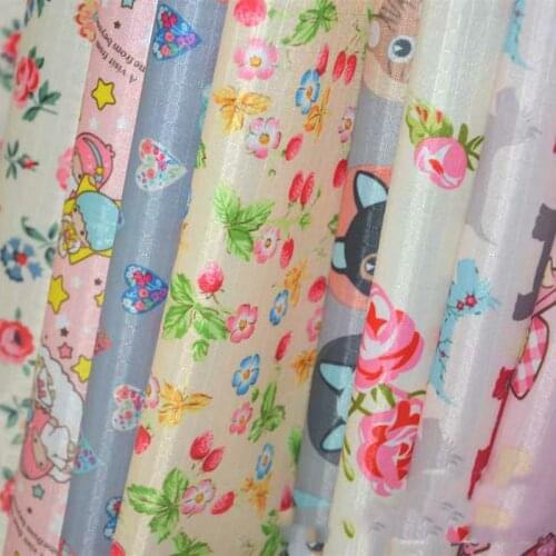 210D Lovely Printed Polyester Fabric Waterproof Outdoor Coated Fabric Oxford For Home Textile 45*150cm/Piece TJ0523