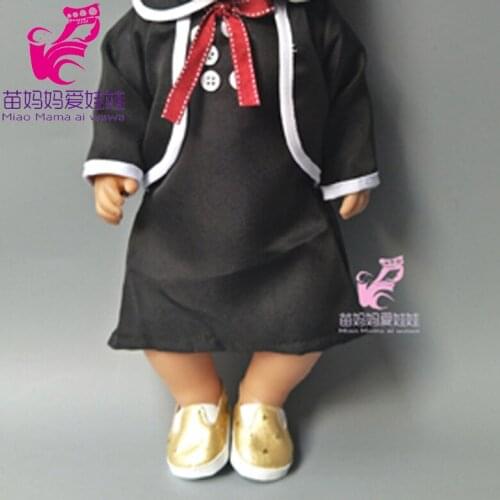 43cm Baby doll formal suit for 18 inch girl doll dress for girls play toys accessory