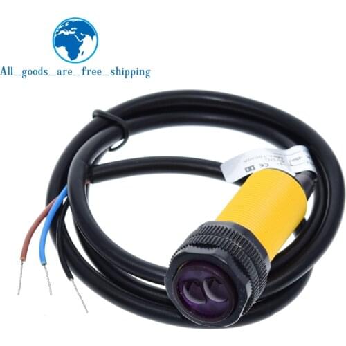 Smart Car Robot E18-D80NK Infrared Obstacle Avoidance Photoelectric Sensor Proximity Switch 3-80cm Detection Range Adjustable