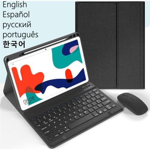 Pencil Holder Case for iPad 9.7 2017 2018 10.2 5 6 7 8 Gen Air 1 2 3 Pro 10.5 11 Case Keyboard Teclado Bluetooth Magnetic Cover