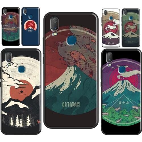 Japanese art Mount Fuji Case For Vivo V17 Neo V20 SE Y1S Y12 Y17 Y30 Y50 Y70 S1 Y91C Y20 S Y11 2019 Back Cover