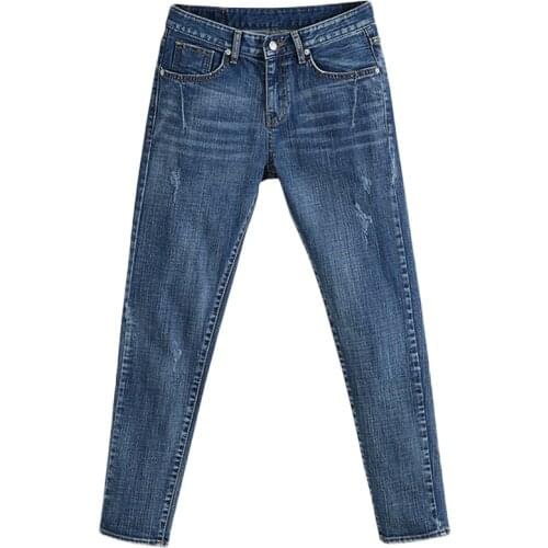 New Fashion Autumn Style Women Jeans Elastic Harem Denim Pants Jeans Slim Vintage Boyfriend Jeans for Women Female Trousers