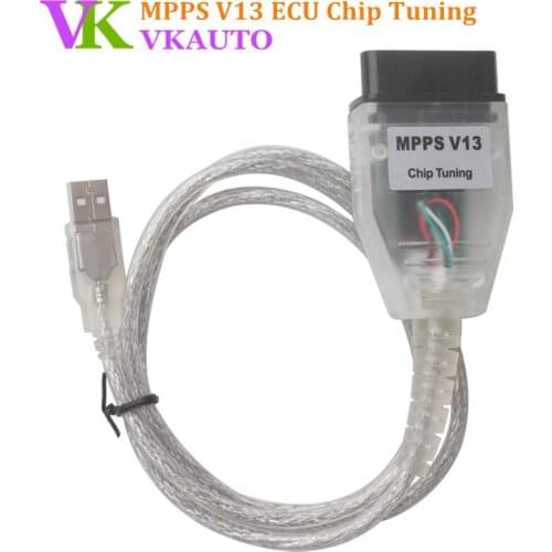 MPPS V13 ECU Chip Remap Tuning Flash SMPS MPPS V13.02 K+CAN OBD2 Interface