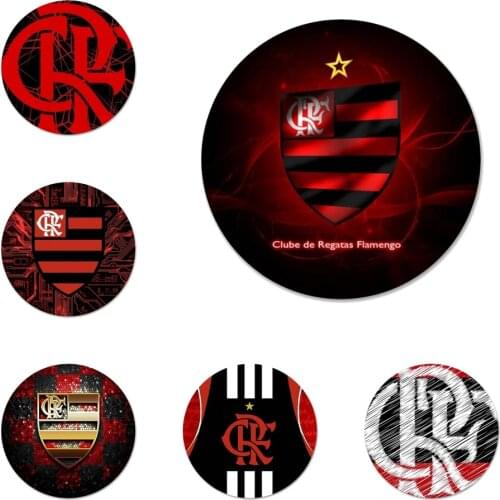 New Arrival Clube de Regatas do Flamengo Logo Badge Brooch Pin Accessories For Clothes Backpack Decoration gift