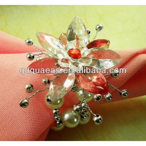 Napkin rings acrylic wholesale, wedding decoration napkin holder