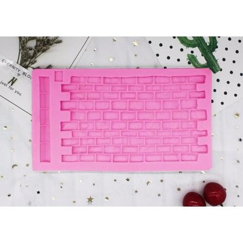 P948 fondant cake mould diy silica gel soft clay simulation city wall castle silicone mold