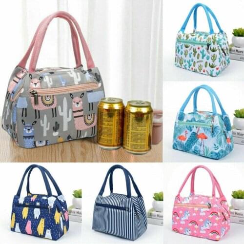 Portable Insulated Thermal Cooler Bento Lunch Box Tote Picnic Storage Bag Pouch Lunch Bags