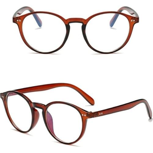 Clear PC Eyewear Round Retro Blue Light Blocking Glasses Spectacle Anti Blue Light Eyeglass Radiation Protection Unisex