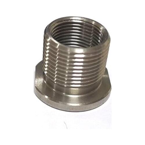 Threaded Adapter for 1/2-28 ID to 5/8-24 OD-Car Oil Fuel Filter Tube Stainless Steel Titanium Tube Auto Accessories 40GF