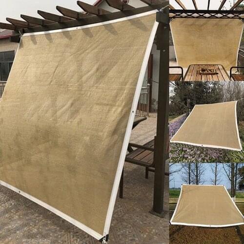 Shade Sail Square Anti-UV Sun Shade Net Outdoor Awnings Sun Shelter Outdoor Swimming Pool Gazebo Balcony Shade Netting Cloth