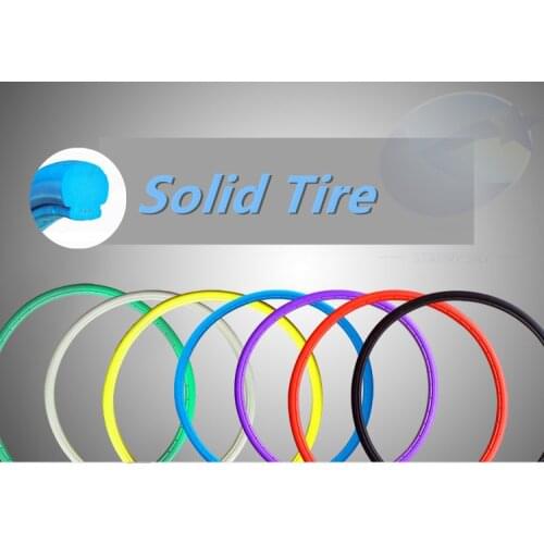 Solid Tyre 700X23c Bicycle Dead Tires Road Bike Tyres Fixed Gear Bike 700C 25/18C Anti Puncture Proof Inflation Free Inflatable
