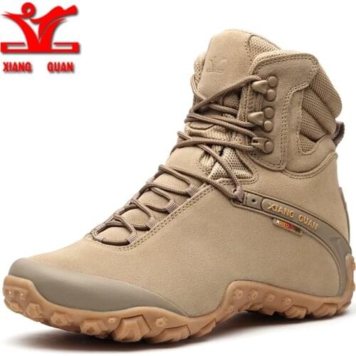 XIANG GUAN Men/Women Hiking Shoes Warm Outdoor Sport Shoes Mens Trekking Climbing Sneakers Comfortable High Cut Boots 86991