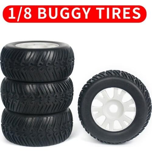 1/8 ZD RC Remote Control Model Car Short-course Truck Tires Off-road Flat Road Tires Wheel 17mm Adapter 115mm*50mm