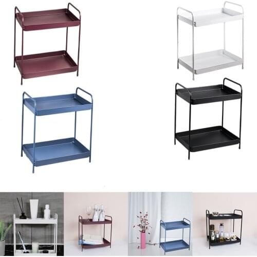 2-Tier Bathroom Shelf Rack Kitchen Shelf Spice Rack Organizer Kitchen Storage Rack Bathroom Organizer Shelf Cosmetic Holder Accs