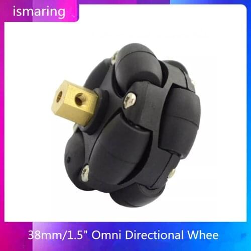 38mm/1.5" Omni Directional Wheel for Robot Tank Car RC Toy Part DIY Science Learning - Easy to Install