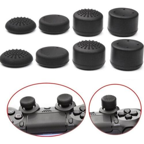 8Pcs Rubber Silicone Game Handle Joystick Thumb Stick Grip Cap Controller Handle Rocker Caps for PS3 PS4 One/360 Thumbstick Case