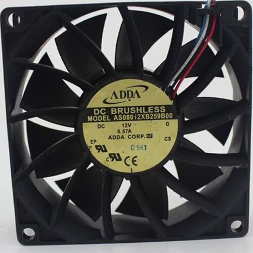 8025 DC12V 0.57a AS08012XB259B00 8CM fan 6 Month Warranty