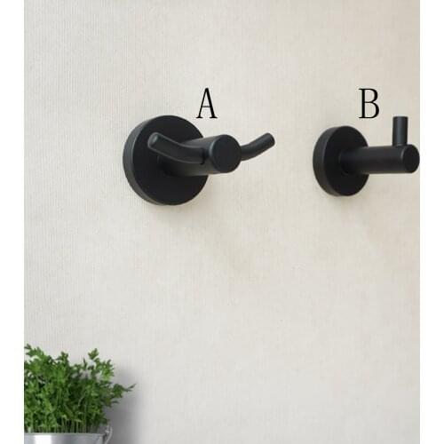 Black Wall Hook Coat Hanger Hat Hangers Rack Hook Decorative Hooks Towel Hanger Curtain Tieback Zinc alloy Hooks Hangers
