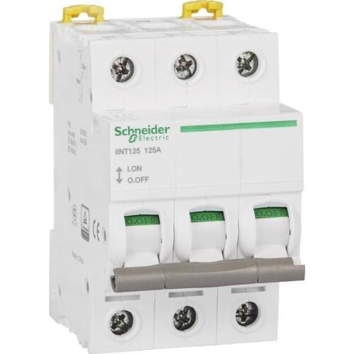 Export IINT125 isolation switch, 3P, rated working current 125A 400VAC 50 / 60H rated insulation voltage 500V A9S68392