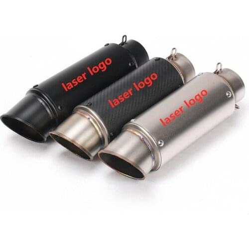 51mm/60mm Motorcycle Exhaust Muffler for Z900/1000 SC R6 Tmax 500 MT07 Motocross Project Exhaust Pipe Escape Moto With DB Killer