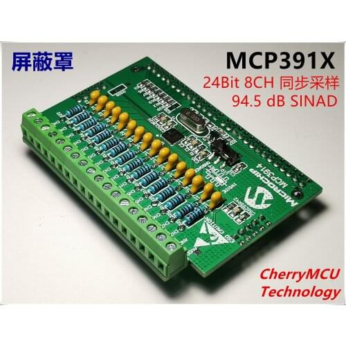 MCP3914 MCP3914 Module 24-bit ADC Synchronous Sampling High Precision ADC Data Acquisition Module