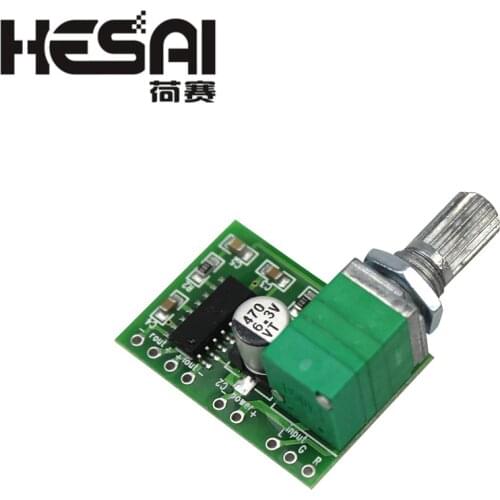 2020！mini PAM8403 DC 5V 2 Channel USB Digital Audio Amplifier Board Module 2 * 3W Volume Control with Potentionmeter