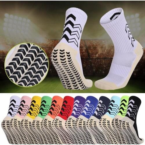 Men Football Socks antiskid middle tube socks thickened Terry shock absorption wear-resistant sports socks wholesale