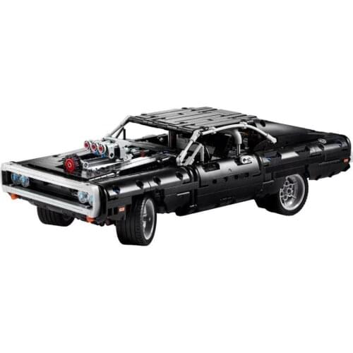 117 New Dodged Charger Technology Car Series Model Building Blocks Super Car Doms Dodged Charger 42111 Bricks Toys For Children