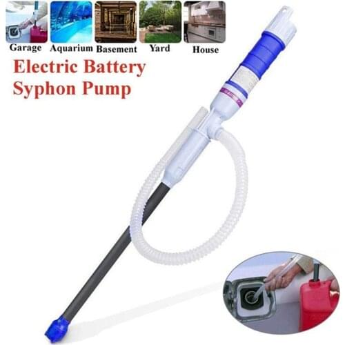 New Electric oil pump Liquid Transfer Pump Handheld Pump Battery Operated Water Gas Tools Petrol Fuel Portable Car Siphon Pump