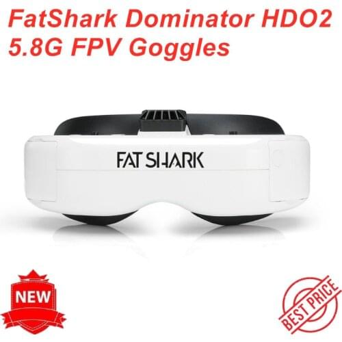 FatShark Dominator HDO2 5.8G FPV Goggles 1280x960 UGA OLED Display 46 Degree Field of View 4:3/16:9 Video Headset for RC Drone
