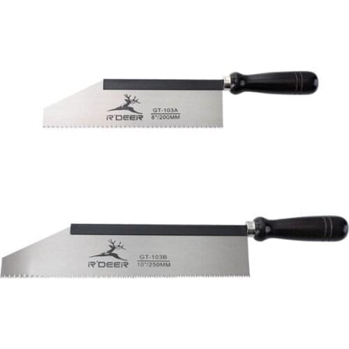 200/250mm Mini Hand Saw Hacksaw with Handle Manganese Steel for Woodworking Cut C5AC