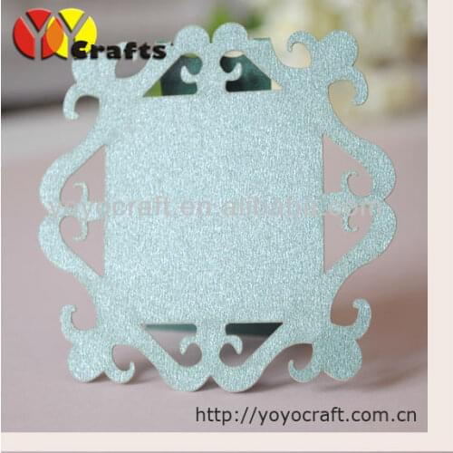 Popular cheap wholesale alibaba wedding and party supplies laser cut diamond wedding table card seat card