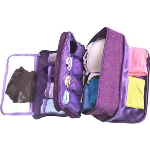 Portable Bra Underwear Storage Bag Waterproof Travel Socks Cosmetics Drawer Organizer Wardrobe Closet Clothes Pouch Accessories