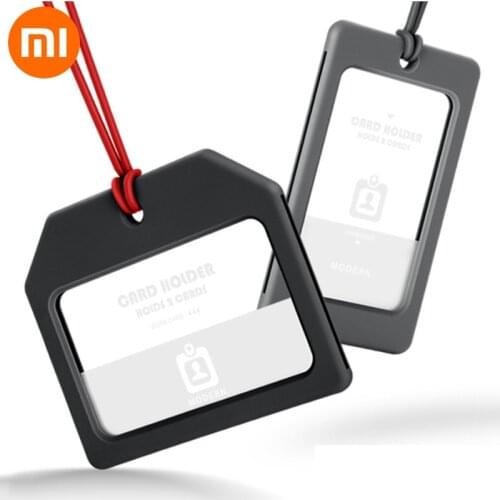 Xiaomi Youpin Modern Work Permit Card Sleeve with Lanyard Bus Card Protection Cover Hanging Neck Badge ID Work Card Holder New