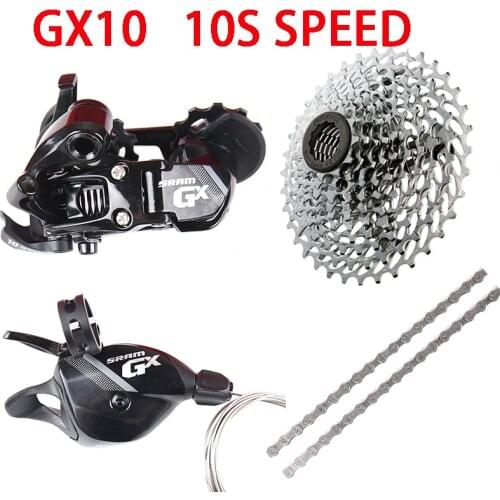 SRAM GX10 10V Speed Mountain Bike Groupset Shifter Trigger Lever Rear Derailleur Cassette 11-28T 11-32T Chain Sumc Bike Kit
