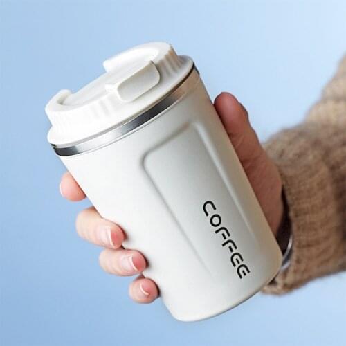 New Stainless Steel Coffee Thermal Mug Portable Car Vacuum Flasks Travel Thermo Cup Water Bottler For Couple Girlfriends Gifts