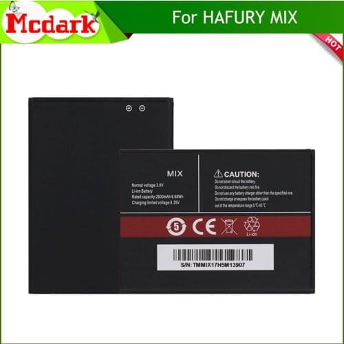 Mcdark For HAFURY MIX Battery Replacement High Quality Large Capacity 2600mAh Back Up Bateria For HAFURY MIX Smart Phone