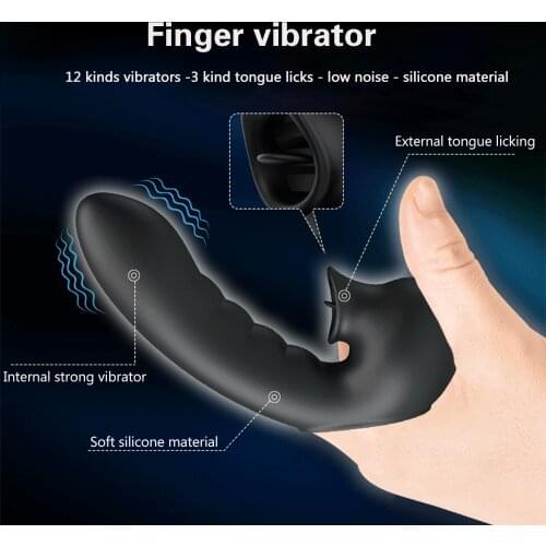 Finger Sleeve Vibrator Female Masturbator G Spot Massager Clit Stimulate Erotic Sex Toys For Women Lesbian Orgasm Adult Products