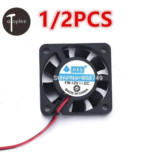 1/2PCS DC 12V Cooler Brushless DC Fan 40*40*10mm Mini Cooling Radiator DC Brushless Fan 4500-7000 RPM